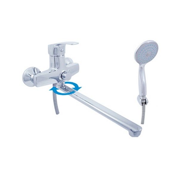 Смеситель для ванны Rav Slezak Kongo K053.5/1 хром